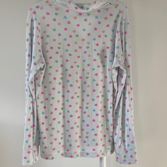 Skims Valentine Polka Dot Modal Pajama PJ Top - Picture 3 of 6